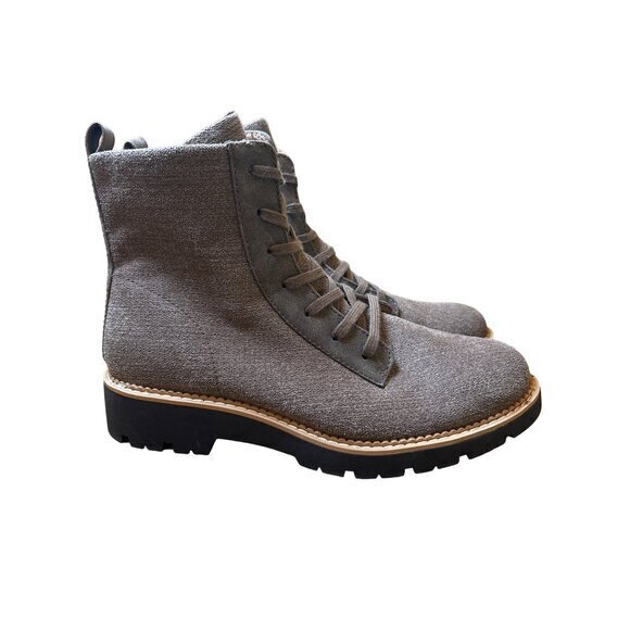 Eurosoft by Sofft Hiking Combat Boot‎ Size 9 Blaike NEW Tan Lace Lug - Picture 2 of 13